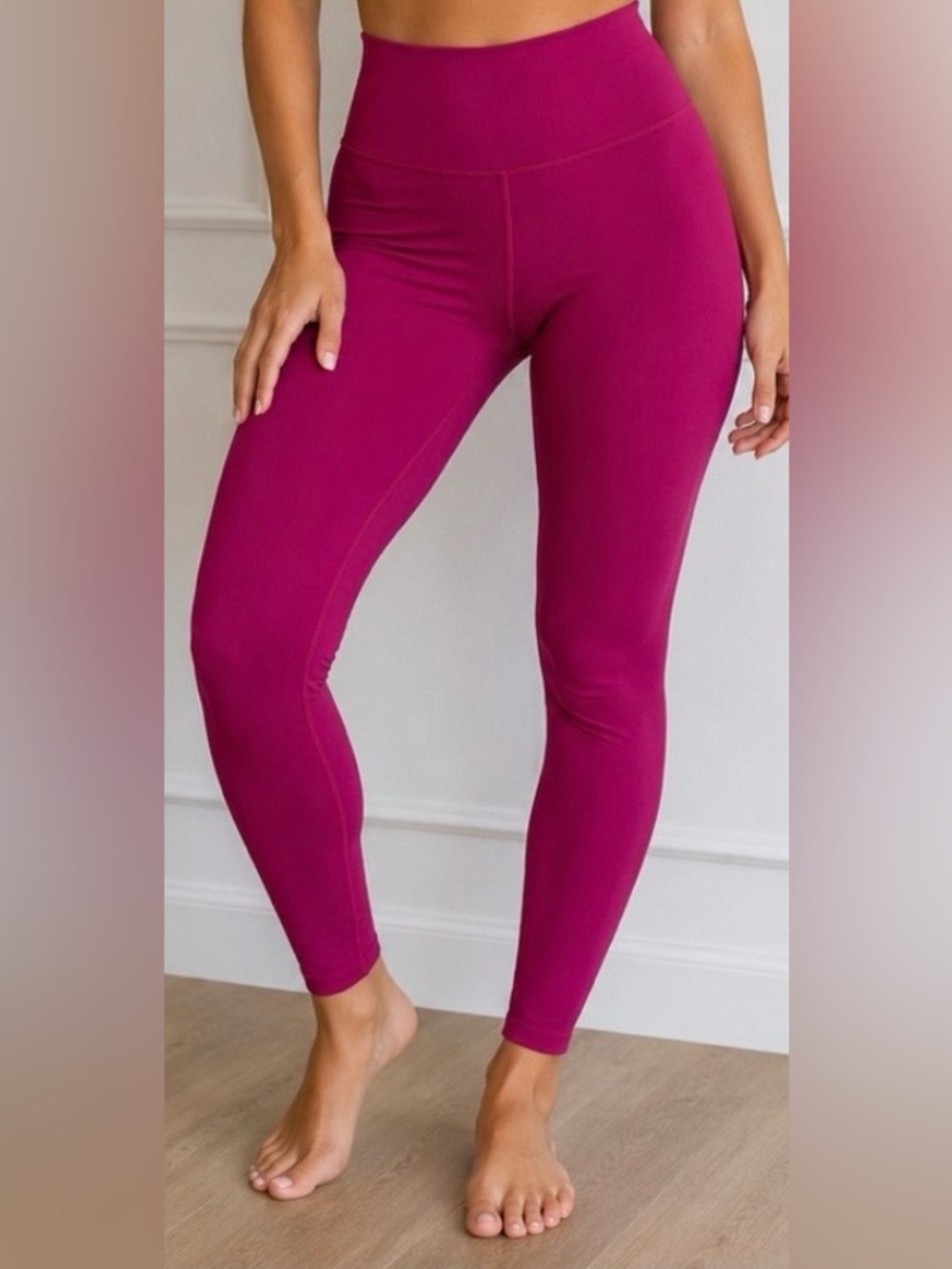 DSG Women’s Hot Pink High Rise Performance Leggings Athletic Yoga Gym Size S